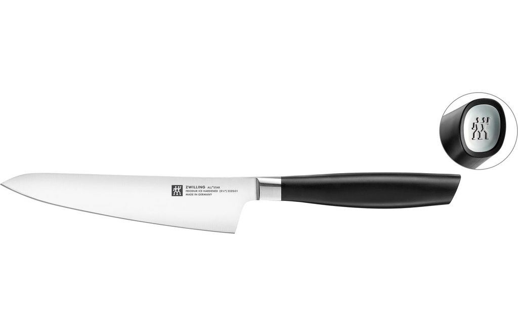 Zwilling Couteau de cuisine All Star 14 cm, chrome-argent