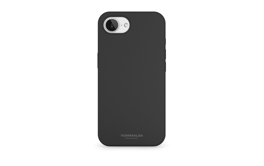 Vonmählen Coque arrière Soft Silicone iPhone 16e/iPhone 17e Black
