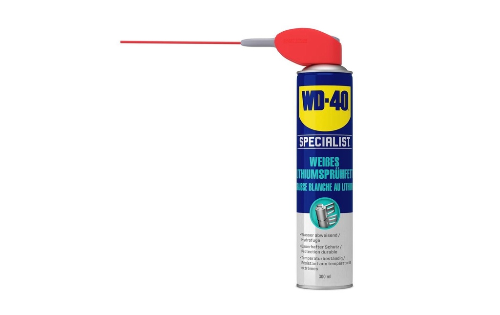 WD-40 Graisse de pulvérisation à base de lithium SPECIALIST Smart Straw 300 ml