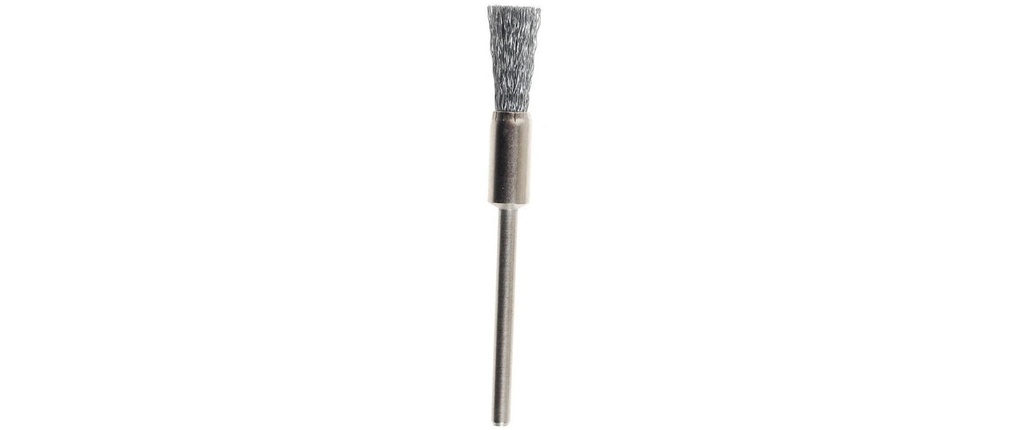 Proxxon Brosse à polir 8 mm acier inoxydable, brosse, 2 parties