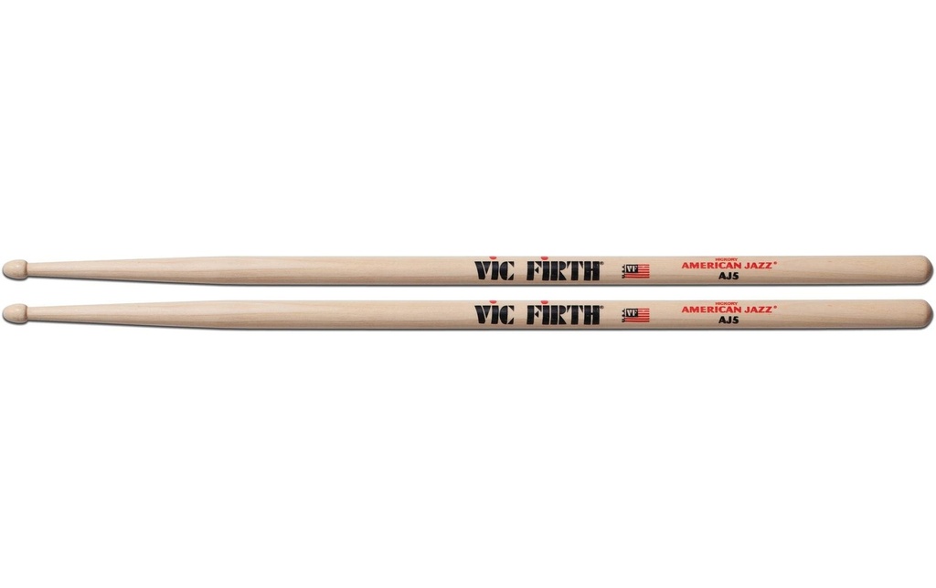 Vic Firth Baguettes de batterie AJ5 – 1 Paire/s