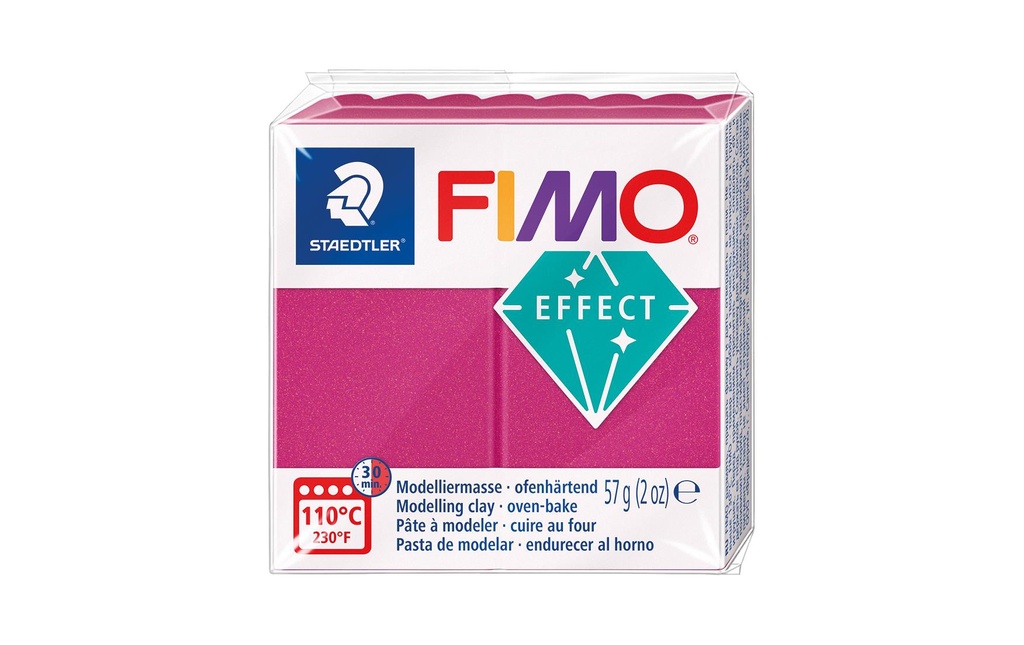 Fimo Matière à modeler Effet 57g Bordeaux métallisé