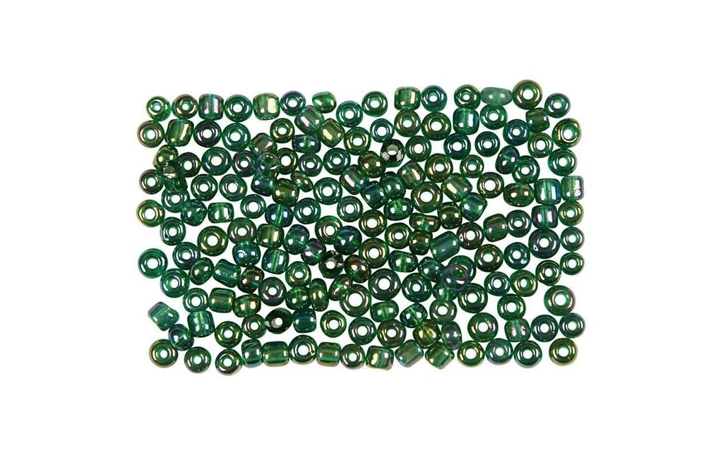 Creativ Company Perles de rocaille 8/0 Vert foncé