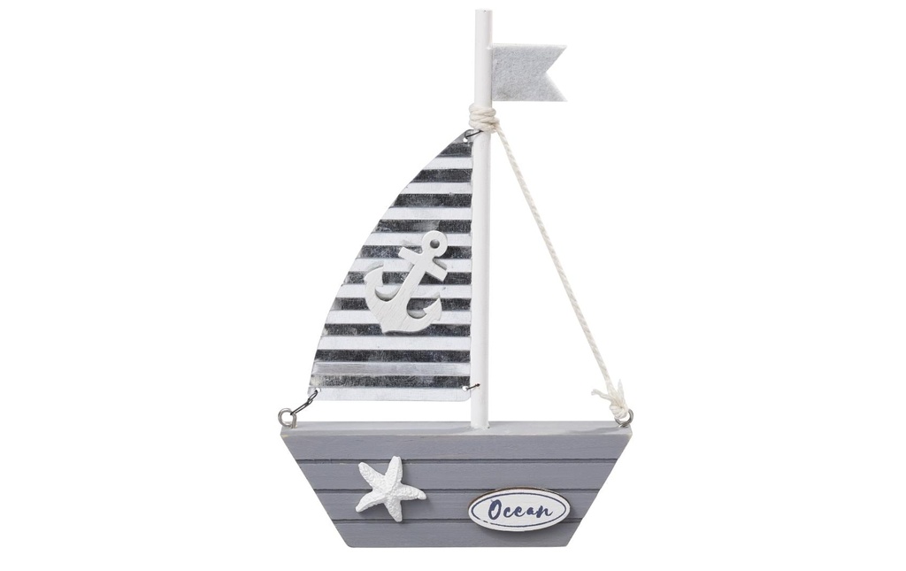 HobbyFun Minis véhicules Voilier en bois 18.5 x 12 cm
