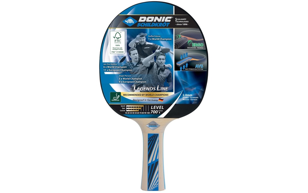 DONIC Schildkröt Raquette de ping-pong Legends 700