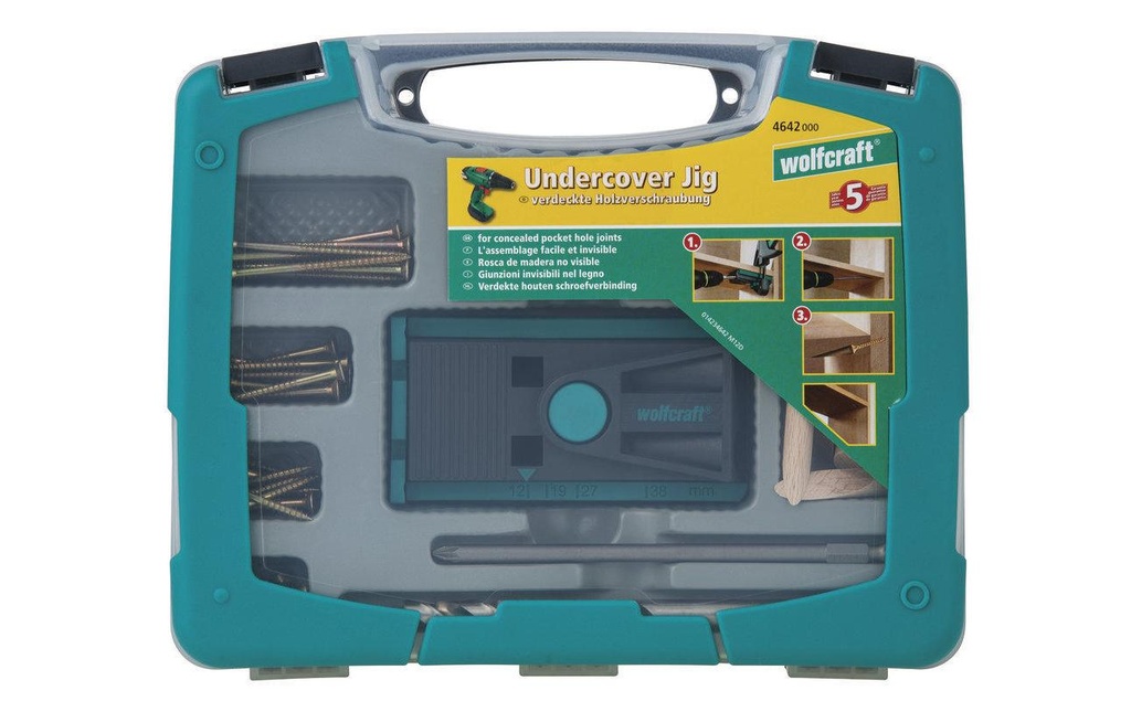 Wolfcraft Kits de gabarits d’assemblage Undercover 10 pièces