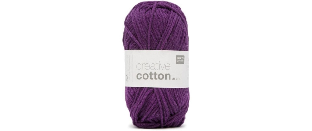 Rico Design Laine Creative Cotton Aran 50 g, cardinal