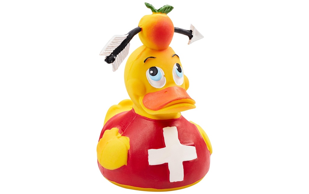 Lanco Canard en caoutchouc Guillaume Tell, 10 cm
