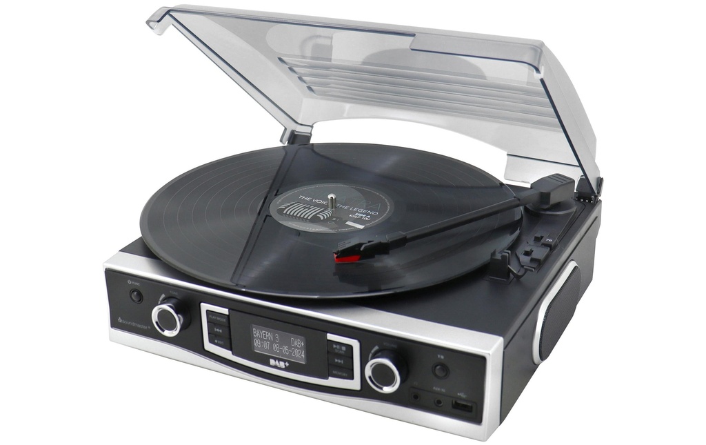 soundmaster Tourne-disque PL590SW Noir