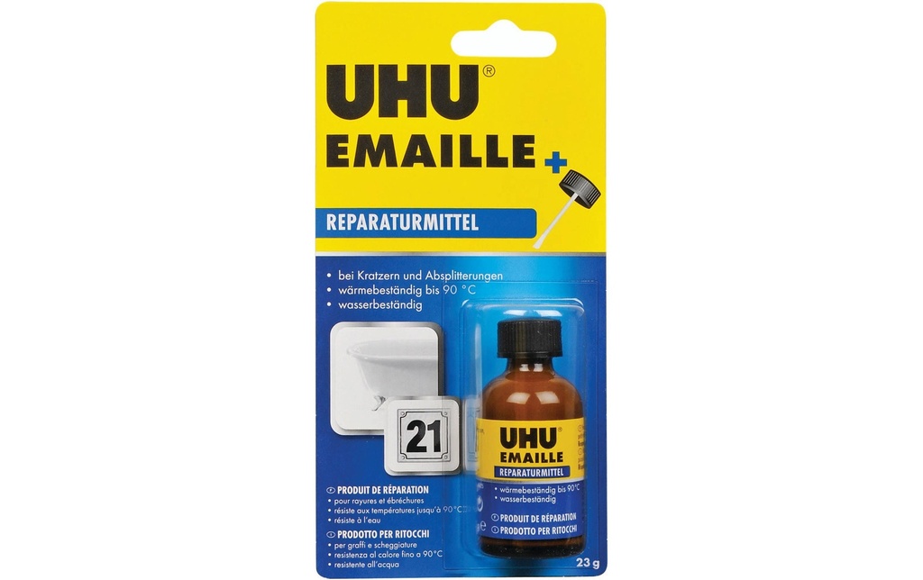 UHU Colle Émail Blanc 23g