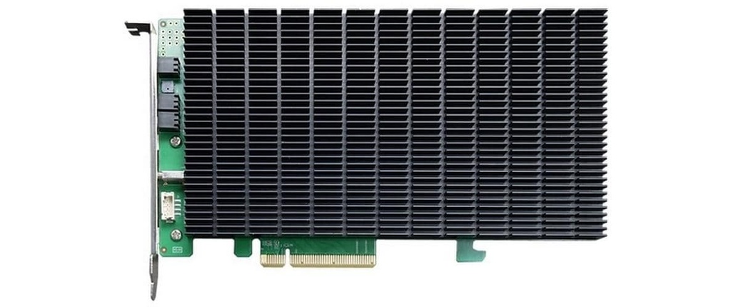 Highpoint Contrôleur RAID SSD6204A PCI-Ex8v3 - 4x M.2 NVMe, amorçable