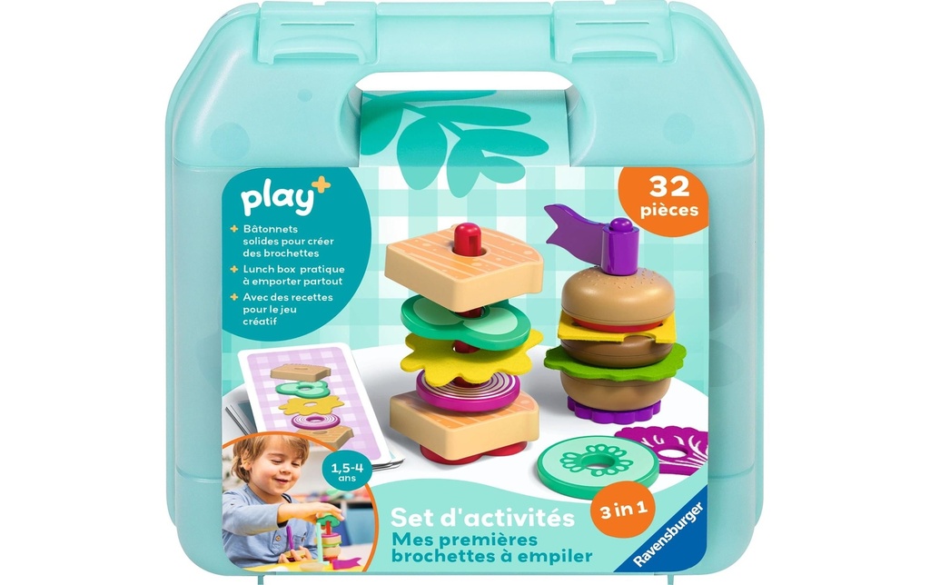 play+ Set dactivités: brochettes FR