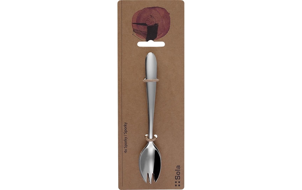 Sola Kits de couverts Basic Alpha, poli, 4 pièces