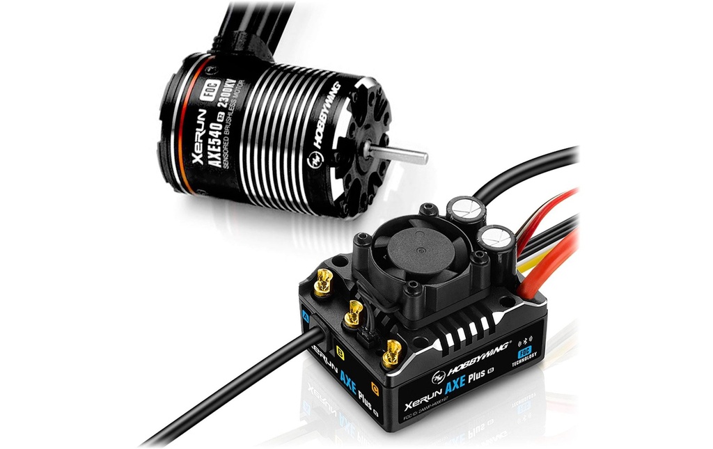 Hobbywing Kits d’entraînement sans brosse AXE Plus R3 Combo 2300 kV 2-3S