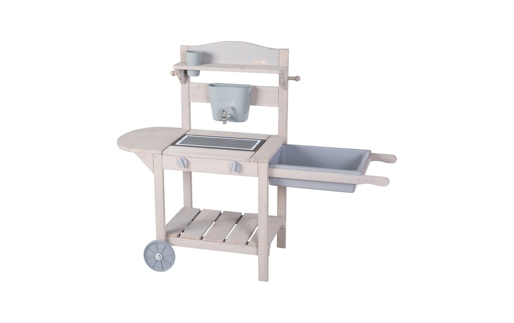 roba Cuisine mobile de jeu et de boue BBQ Gris