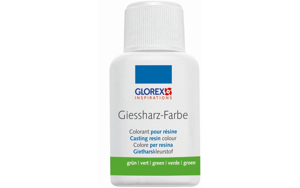Glorex Pigments Résine de coulée Couleur 20 ml, Vert