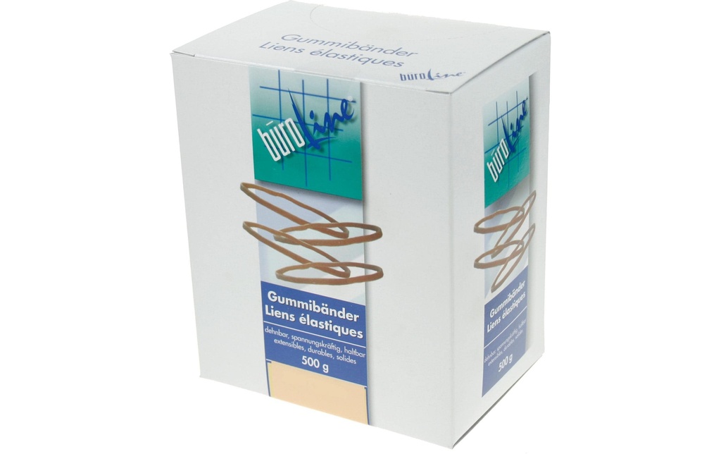 Büroline Ruban élastique 3 x 50 mm, 500 g