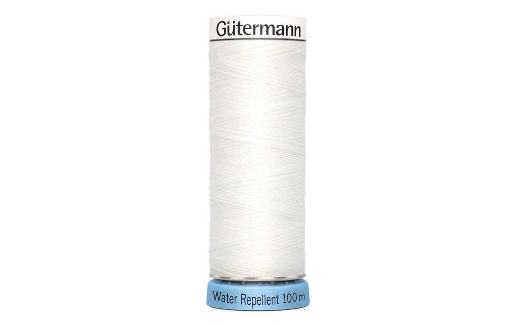 Gütermann Fil à coudre et à broder Water Repellent 1 pièce, Blanc