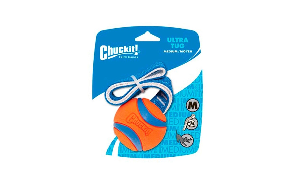 Chuckit! Jouet pour chien Ultra Tug M, Ø 6.5 cm
