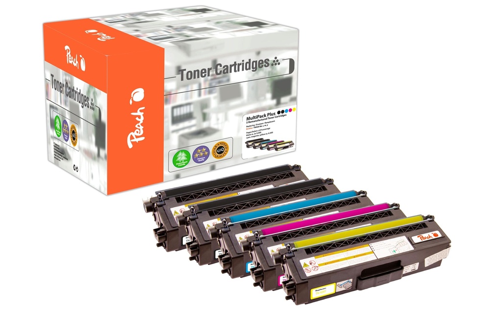 Peach Kits de toner Brother TN-426 MultiPack Plus 2x BK 1x C M Y