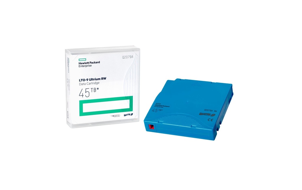 HPE Support de stockage LTO-9 Q2079A 18 TB 1 Pièce/s