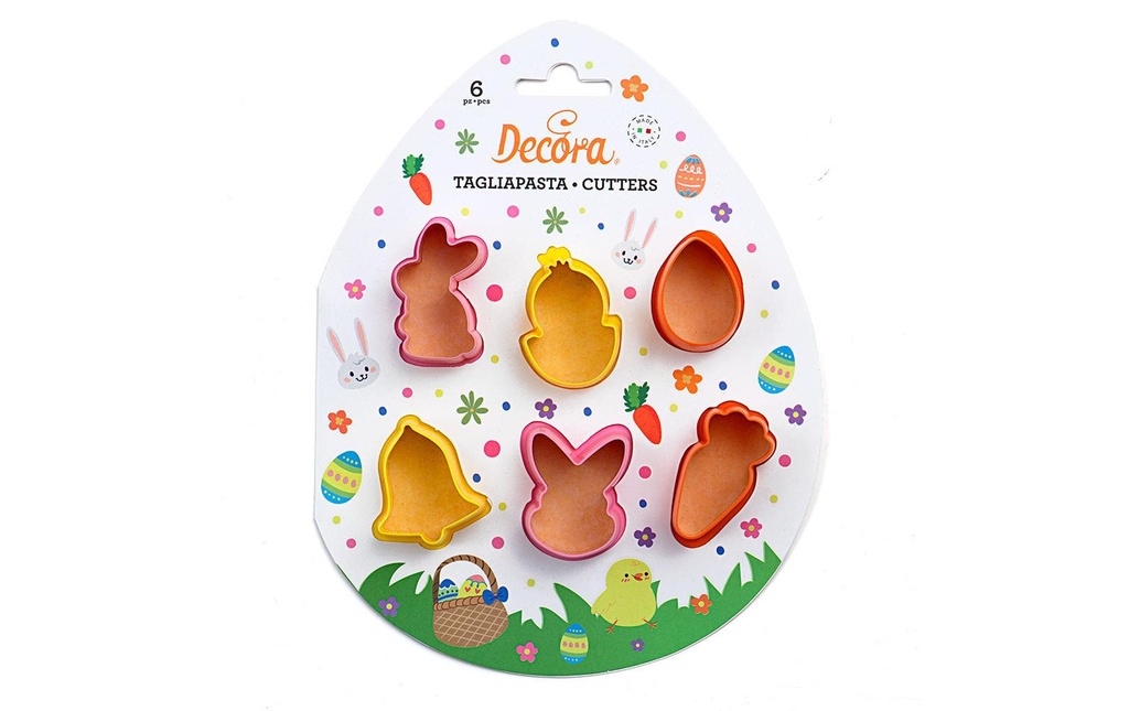 DECORA Emporte-pièce Mini Pâques,set6 (6 pces)