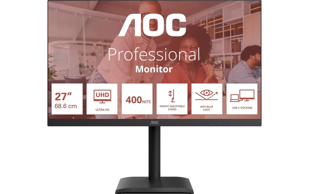 AOC Moniteur U27E4CV 27 , 3840 x 2160 (Ultra HD 4K)
