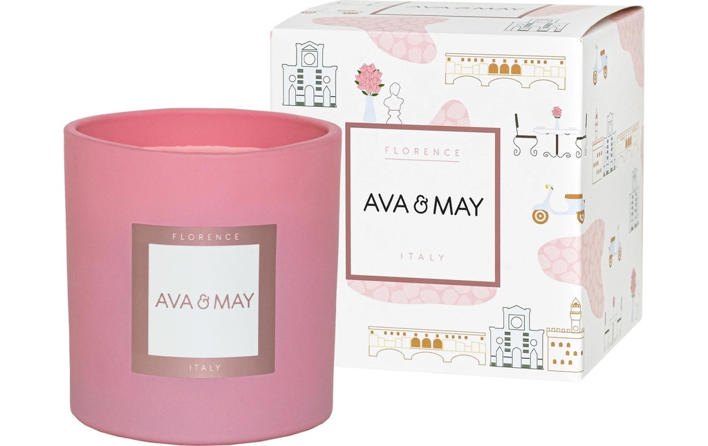 AVA & MAY Bougie parfumée Florence 300 g