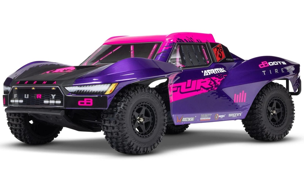 Arrma Short Course Truck Fury 223S DSC 2WD rose ARTR, 1:10