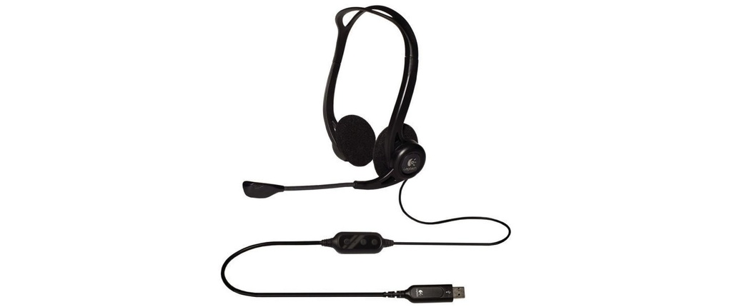 Logitech Casque avec micro Stereo PC 960 OEM noir