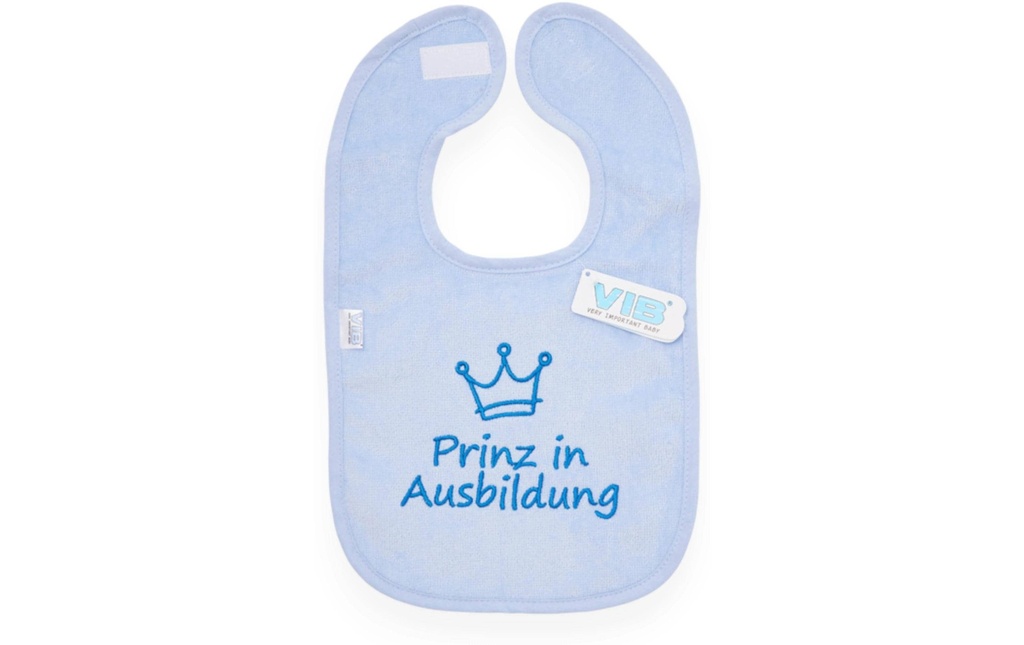 Very Important Baby Bavoir Prince en formation Bleu