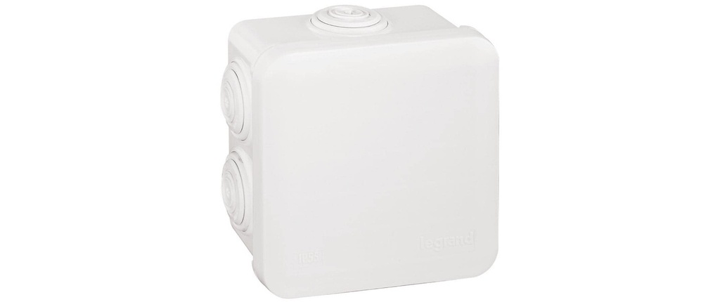 Legrand Boîte de dérivation Plexo AP, mouillé IP55, blanc 80 x 80 x 45 mm