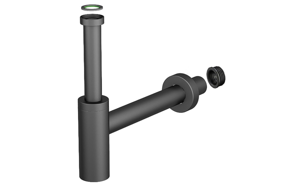 diaqua® Siphon de lavabo Profi-Line 1 1/4 x Ø 40 mm, Noir