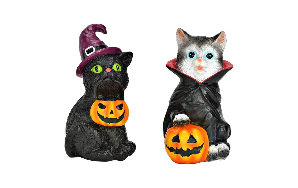 G. Wurm Figura di Halloween Chat 1 pièce, assorti