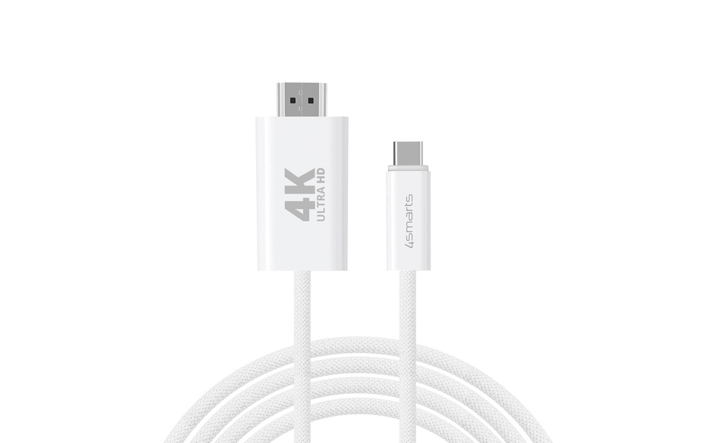 4smarts Câble 4K 60Hz USB type C - HDMI, 2 m