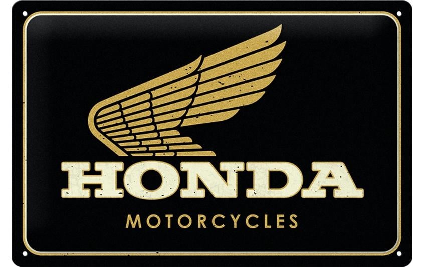 Nostalgic Art Plaque Honda 30 cm x 20 cm, Métal
