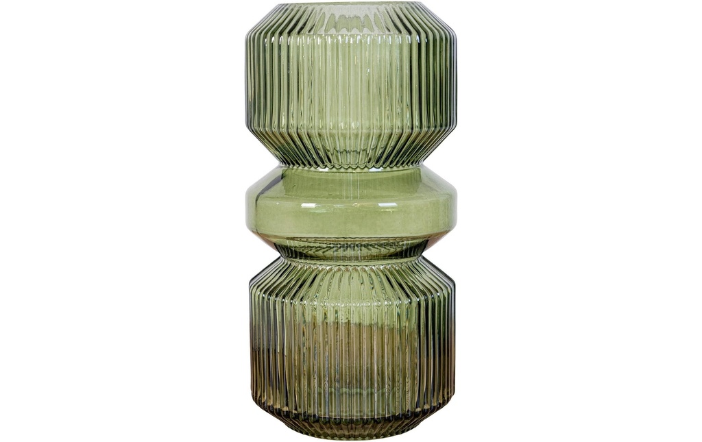House Nordic Vase rond 25 cm, Vert