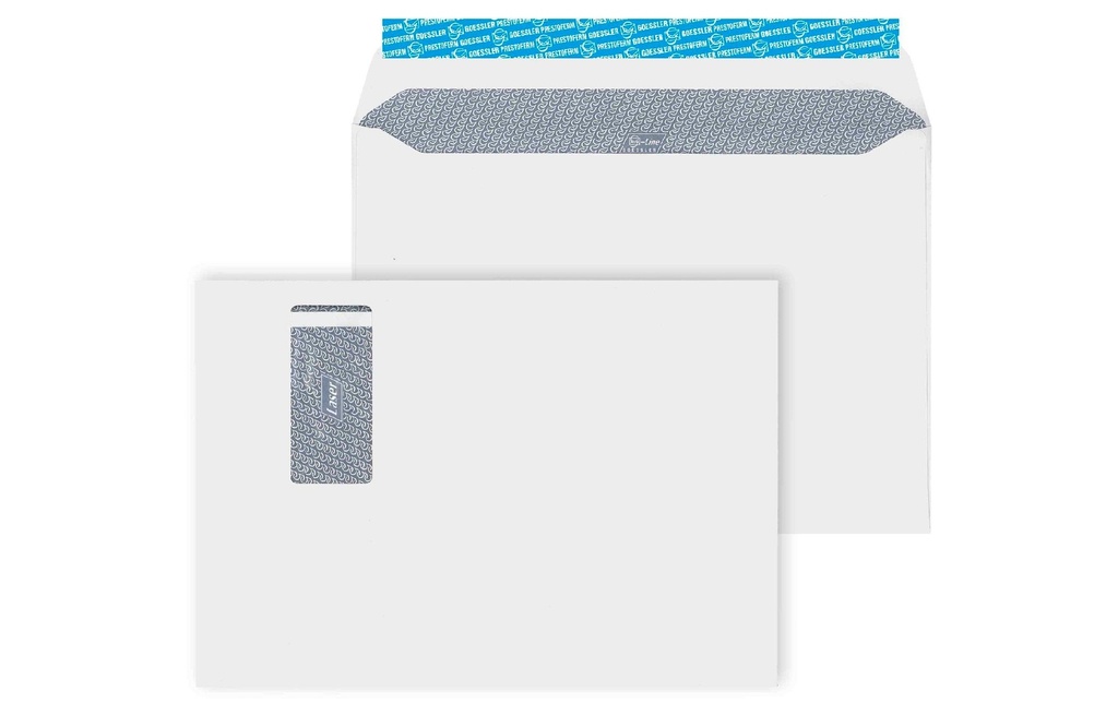 Goessler Enveloppe avec fenêtre G-Line Laser C4, Droite, 250 Pièce/s