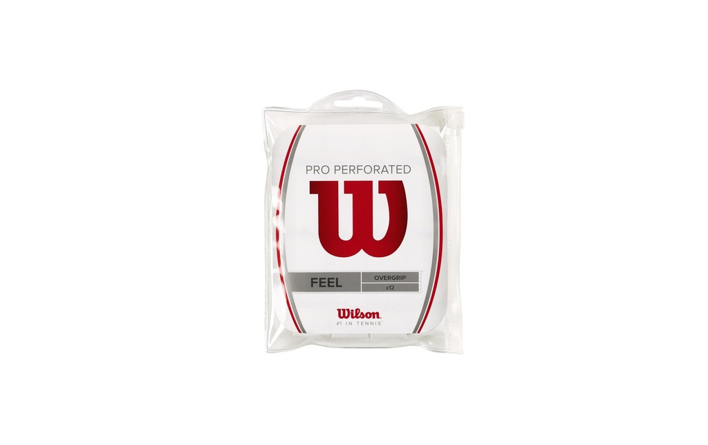 Wilson Over Grip Pro Perforated 12 Blanc