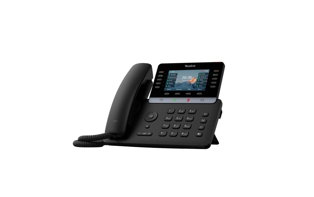 Yealink Téléphone de bureau SIP-T74W Noir