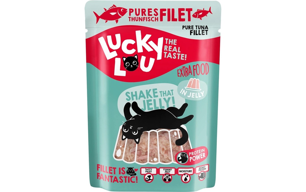 Lucky Lou Extra Food Filet de thon en gelée, 70 g