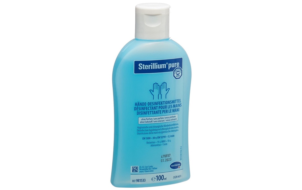 STERILLIUM Désinfectant mains pure 100ml