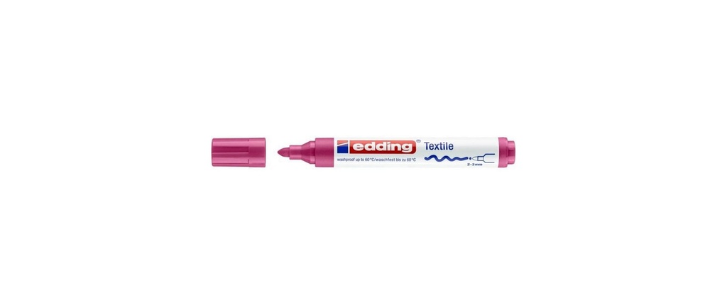 edding Marqueur pour textiles 4500 Rouge carmin