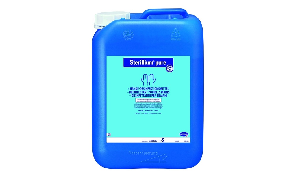 STERILLIUM Désinfectant mains pure 5l (5 pces)