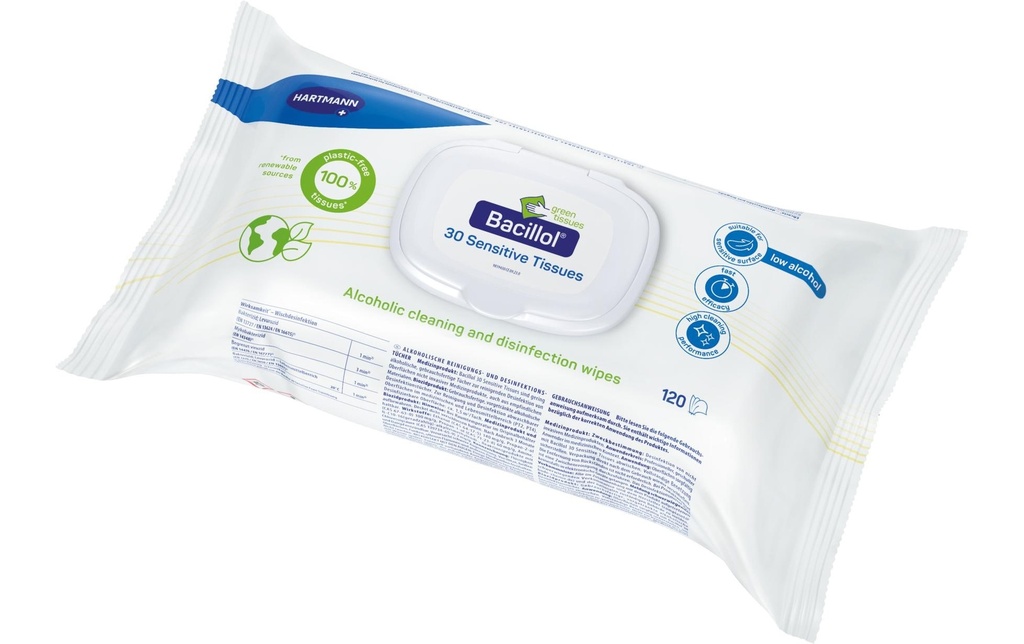 BACILLOL Bacillol 30 Sensi.Tissues17x20 (120 pces)