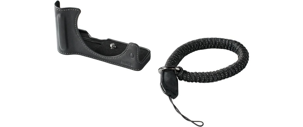 Smallrig Kit Half Case en cuir Noir