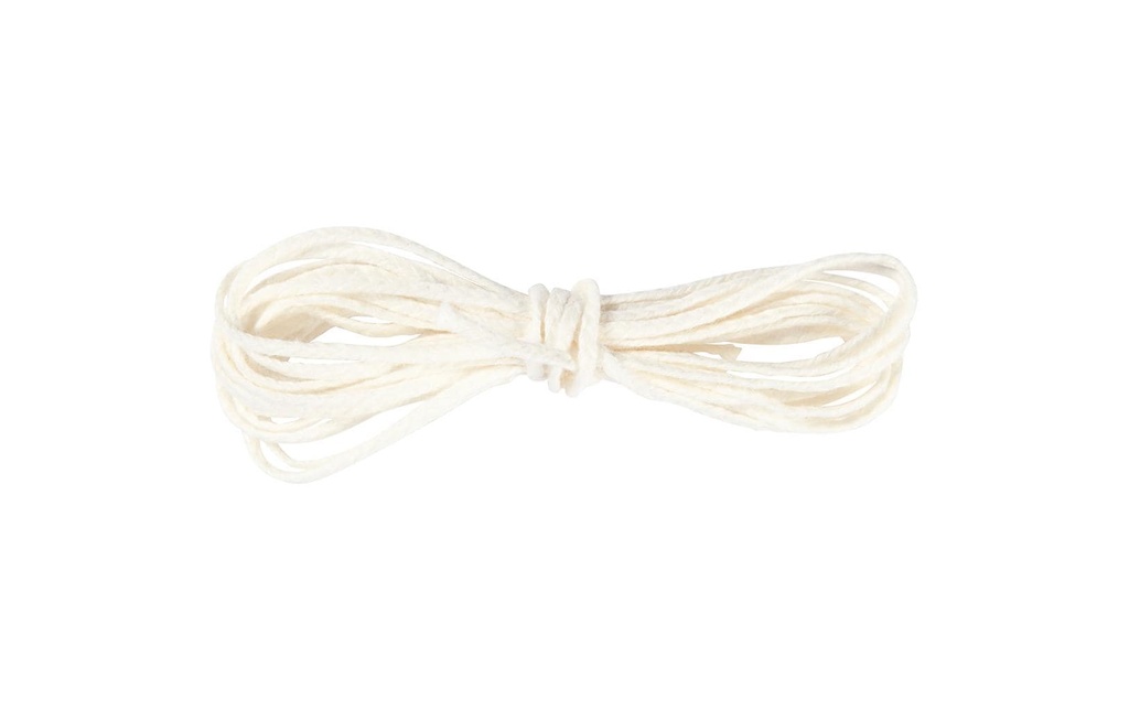 Creativ Company Mèches pour bougie 3 m x 2 - 3 mm Blanc