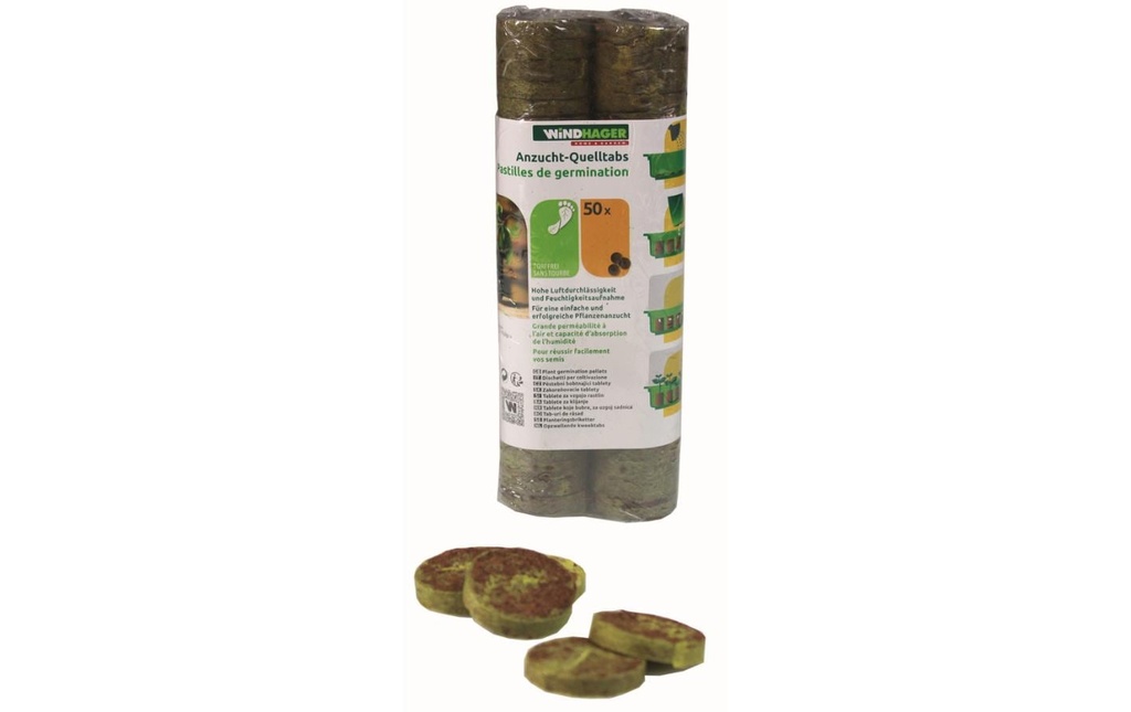 Windhager Pastilles de germination Ø 3,5 cm 50 pièces