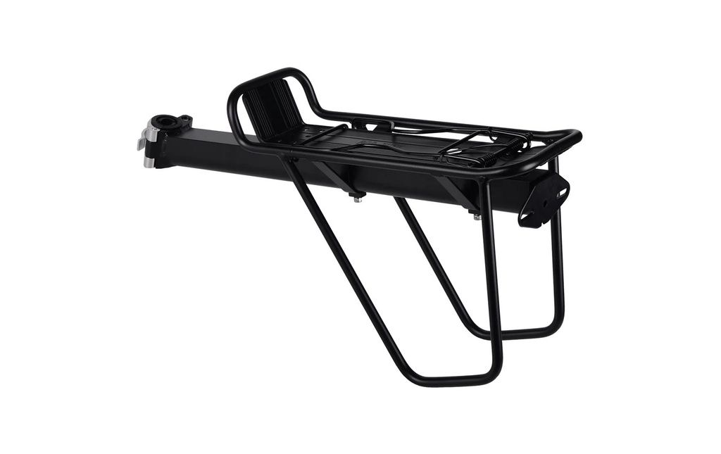 Incirca Porte-bagage avec support latéral, alu noir