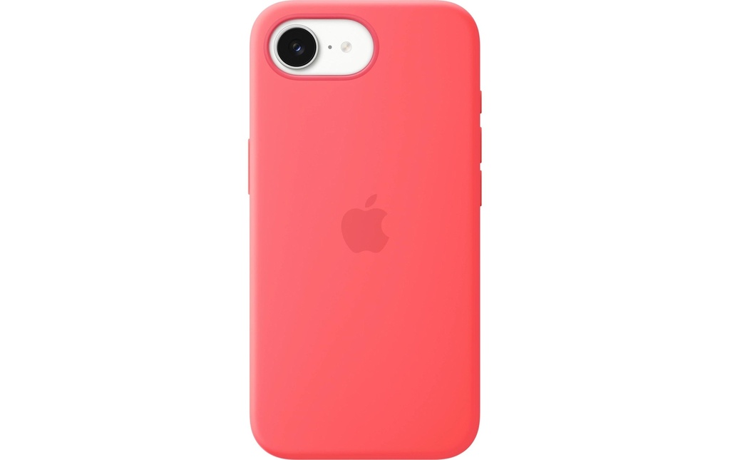 Apple Etui en silicone avec MagSafe iPhone 17e Bright Guava